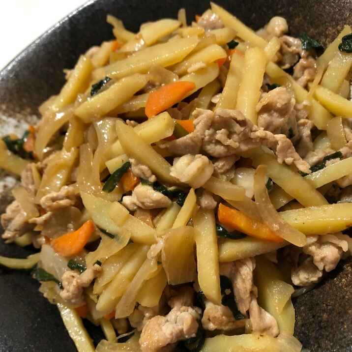 じゃがいもと豚こまの甘辛炒め レシピ 作り方 By Mama Chan 楽天レシピ じゃがいもと豚こまの甘辛炒め レシピ 作り方 By Mama Chan 楽天レシピ